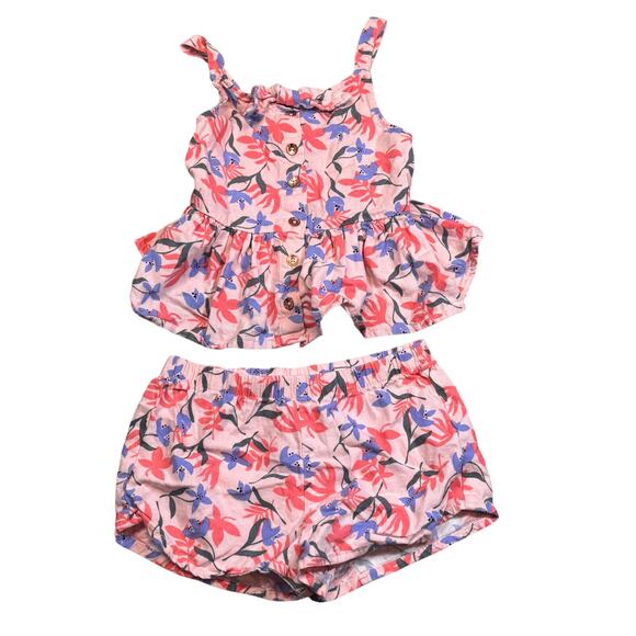 Vince Camuto Other - Vince Camuto Floral 2pc set Girls Size 7